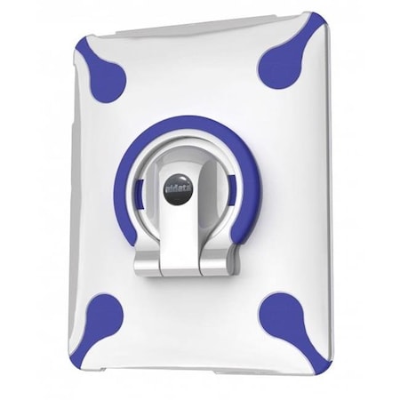 Aidata Corp Co Ltd Aidata USA ISP002WN Spin Stand / Multi-Function iPad Stand - White/Blue ISP002WN
